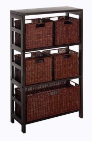 Leo 6pc Shelf and Baskets; Shelf; 4 Small and 1 Large Baskets; 3 cartons